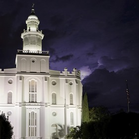 Temple Lightning